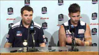 AFL 2011  Grand Final  Geelong Press Conference after the game [upl. by Ludovika318]