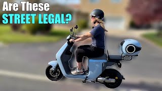 Top Questions Answered about these Moped Style EBikes [upl. by Nonek]