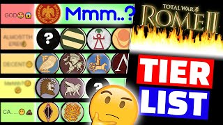 I Ranked EVERY Rome 2 Faction 🤔 2021 Tier List [upl. by Chiou]