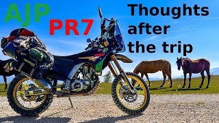 AJP PR7 review after 11000 kilometers trip [upl. by Beitris710]