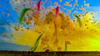 Amazing Daytime Fireworks in Italy [upl. by Eeluj]