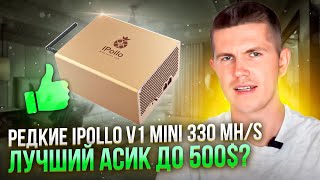 Редкие iPollo V1 mini 330 MHs  Лучший асик до 500 [upl. by Mackler]