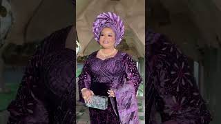 bimbooshin dazzles in purple bimbo celebritystyles nigerianwedding fashion youtubeshort [upl. by Wetzel]