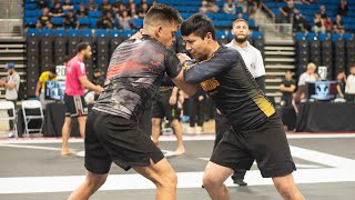 Julio vs A Matsuyama at the 2024 Jiu Jitsu World League Worlds [upl. by Eladnek]