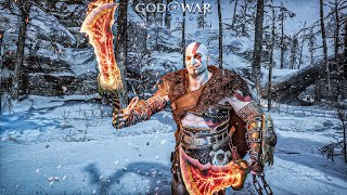 Young Cloaked Kratos VS Bear  GMGOW  God of War Ragnarok [upl. by Reidid]