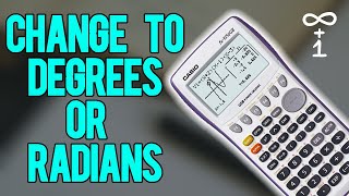 How to change Angle to Degrees or Radians in your Graphics Calculator [upl. by Malanie]