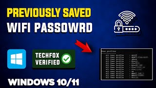 How to View Previously Connected WiFi Passwords in Windows  Full Guide [upl. by Czarra]