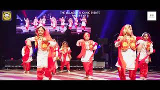 The villagers amp Iconic events presents Babbu maan live show Kids Bhangra Performance [upl. by Annairt]