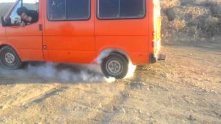 1990 Ford Transit Burn Out 2 [upl. by Arodaeht]