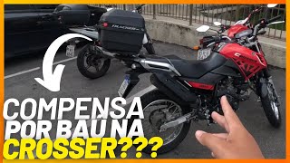 COMPENSOU COLOCAR BAÚ NA CROSSER [upl. by Theta]