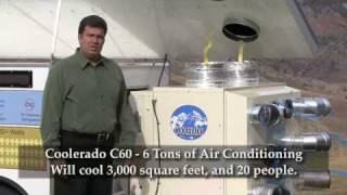 Coolerado Solar Powered Air Conditioning Demonstrator [upl. by Nellak]