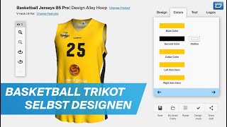 Basketball Konfigurator von owayo So erstellst du dir schnell und individuell dein eigenes Trikot [upl. by Quince]