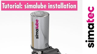 How to install a automatic lubricator simalube [upl. by Sregor]