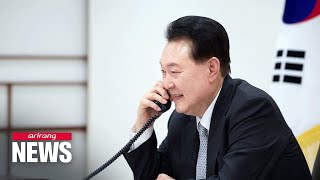 Yoon holds phone call with Kishida regarding recent state visit to US [upl. by Doownyl]