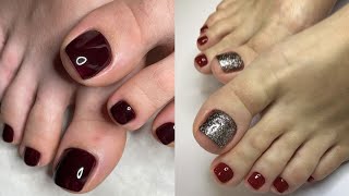 Extremely gorgeous and creative toe nails art fashion trendsLatest fresh pedicure colors for 2024 [upl. by Duwe]