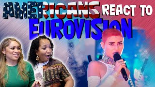 Americans react to Montaigne Technicolor Eurovision 2021 Australia [upl. by Jeremiah]