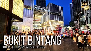 Bukit Bintang Walking Tour Where Culture and Entertainment Converge  Kuala Lumpur Malaysia  4K [upl. by Gavriella3]