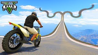 GTA V Online MEGA BIGODÃO RAMPA com MOTOS CORRIDA do LIPÃO [upl. by Aivartal857]