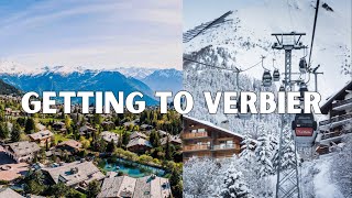 How to get from Geneva  Verbier by train via Martigny [upl. by Jonny]