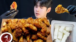 정말 오랜만에 먹어보는 허니콤보 교촌의 맛은 건재한가 가격은😅물릴때 꿀팁Kyochon chicken Honey Combo Mukbang asmr🍗🍗 [upl. by Nue]