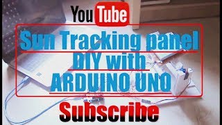 Dual Axis Sun Tracking Solar Panel DIY using ARDUINO [upl. by Bills838]