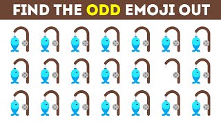 HOW GOOD ARE YOUR EYES NO202  Find the odd emoji out  Emoji Puzzle Quiz [upl. by Erehpotsirhc]