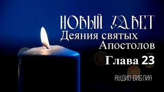 Слушаем Деяние Апостолов 23 — Библия на каждый день [upl. by Leahcimnaj]