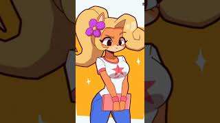 Coco squeezing her Wumpa fruit shortsfeed shortsyoutube crashbandicoot [upl. by Shank906]