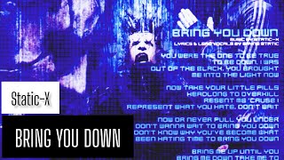 StaticX  Bring You Down Lyrics Sub Español amp Ingles [upl. by Azerila]