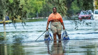 Inland Tampa residents bombarded by Hurricane Milton flooding [upl. by Donaghue]