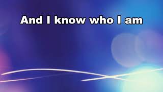 Sinach  I Know Who I Am Instrumental with lyrics [upl. by Lienet464]