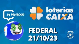 Loterias CAIXA  Federal 21102023 [upl. by Faubion]