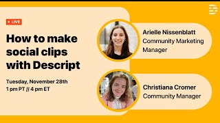 How to make social clips with Descript [upl. by Nerha]