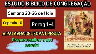 Estudo Biblico de Congregação Semana 2026 de Maio 2024 JW Brasil [upl. by Zsa Zsa]