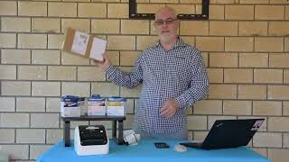 Staff review of the QL1110NWB label printer  Brother Australia [upl. by Berk]