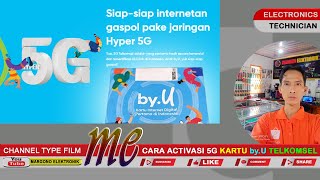 TUTORIAL I Activasi 5G I KARTU by U I 2024 I MARGONO ELEKTRONIK [upl. by Nere]