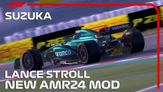 Assetto Corsa F1 2024 Aston Martin AMR24 Mod Lance Strolls Onboard  Japanese GP [upl. by Ahtiekal300]