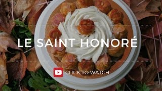 Le Saint Honoré bilingual recipe frenchenglish [upl. by Gideon]