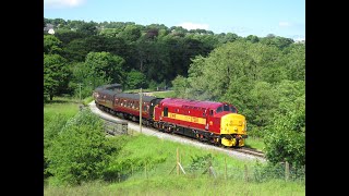 KEIGHLEY AND WORTH VALLEY RAILWAY DIESEL GALA 22062024 [upl. by Neyuq154]