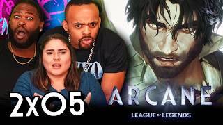 Blisters and Bedrock l ARCANE Season 2 Episode 5 REACTION League of Legends 2x05 [upl. by Atoiganap]