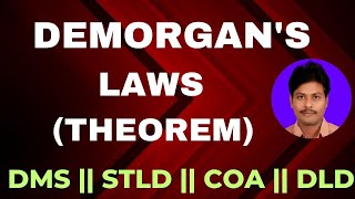 DeMorgans Law Theorem  De Morgans Laws  De Morgans Law  DeMorgans Law  DeMorgan Laws [upl. by Lexa632]