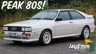 Rally Legend The Audi Ur Quattro 20v Reviewed [upl. by Norbie]