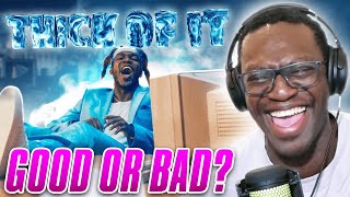 DEJI REACTS TO KSI  Thick Of It feat Trippie Redd [upl. by Adnamal]