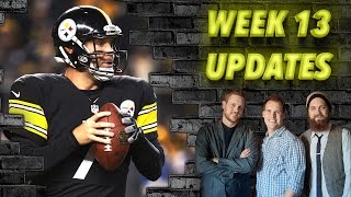 Week 13 Updates 2015  The Fantasy Footballers [upl. by Jessa]