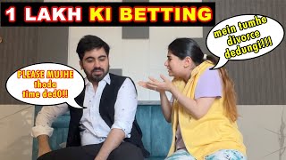 HUSBAND DID BETTING PRANK ON WIFE mere ko marne lagi ye  NISHI ATHWANI [upl. by Lucio]