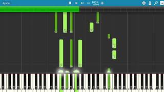 Dan Den  Mi Cuerpo  Piano Tutorial  Midi [upl. by Maritsa270]