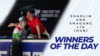 Winners of the Day Shaolin Liu amp Shaoang HUN  WordShortTrack [upl. by Rotciv996]