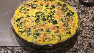 Quiche au saumon et aux épinards  Bon appétit [upl. by Wahkuna]