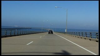 Chesapeake Bay BridgeTunnel southbound [upl. by Ylrahc]