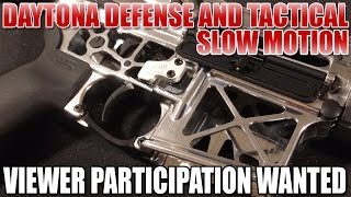 Daytona Defense and Tactical Reaper Lower Receiver in Slow Motion [upl. by Callahan625]